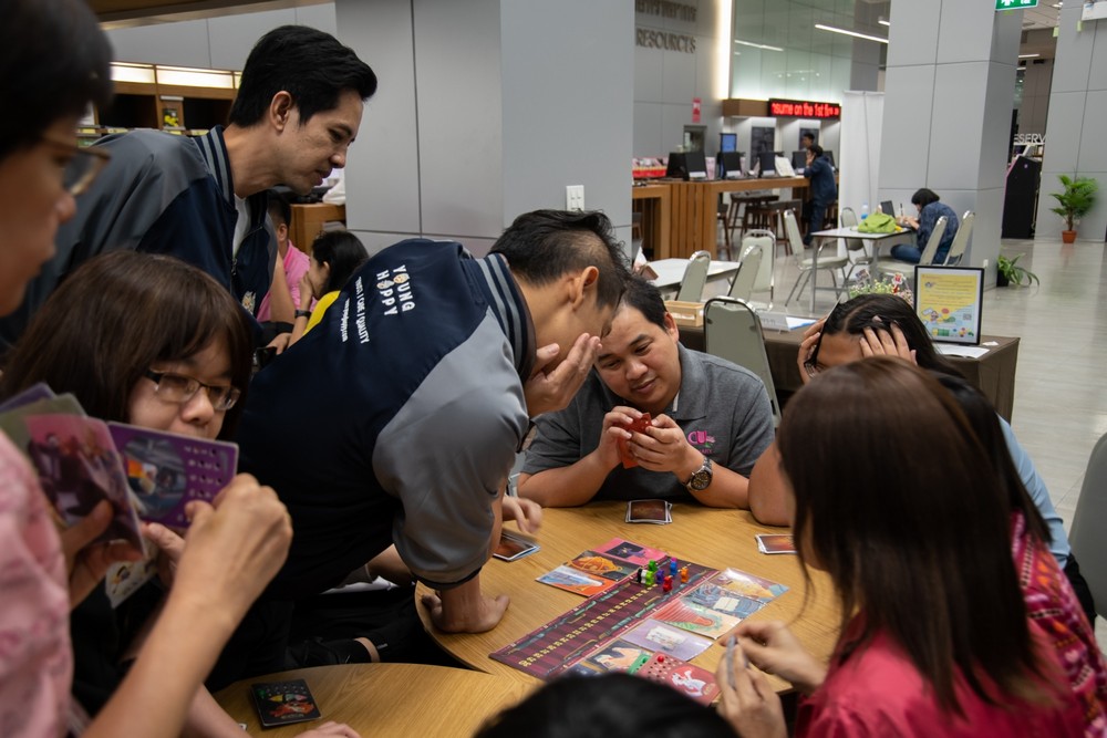 Young Happy with Board Game